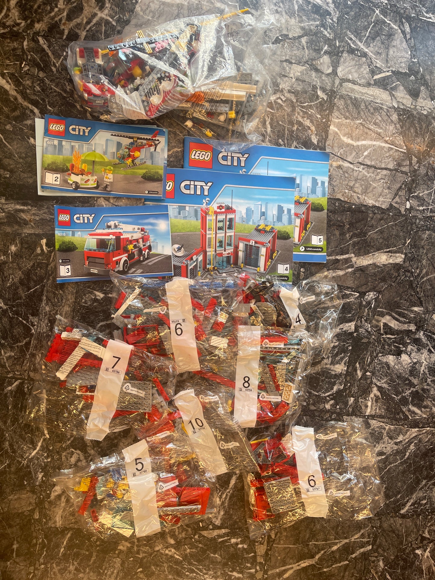 Lego City 60110 caserma dei pompieri