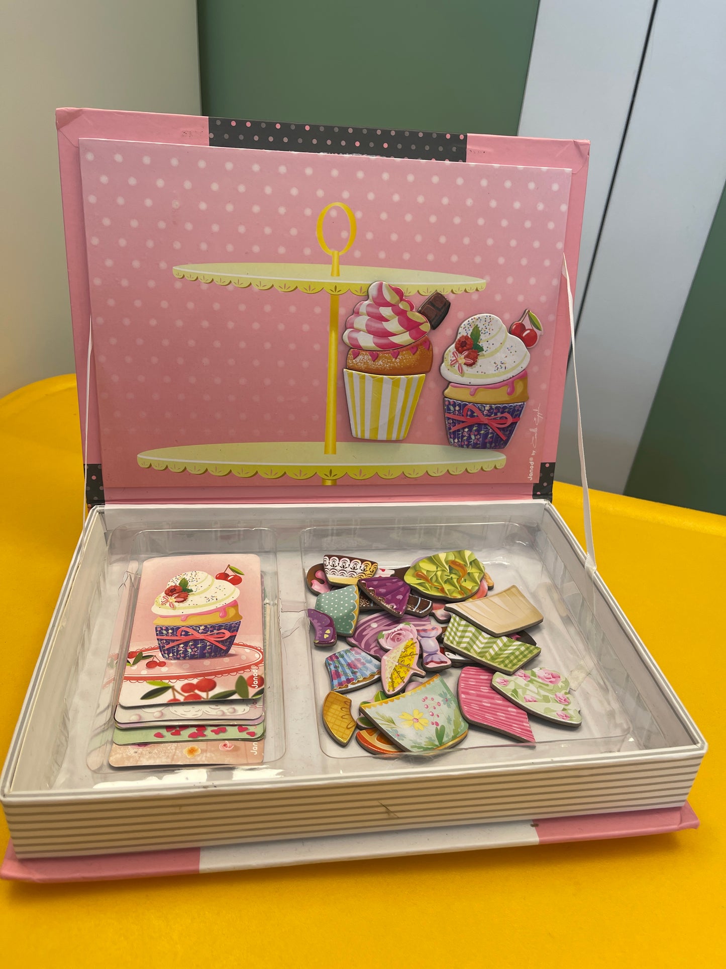 Magnetibook Janod cupcakes