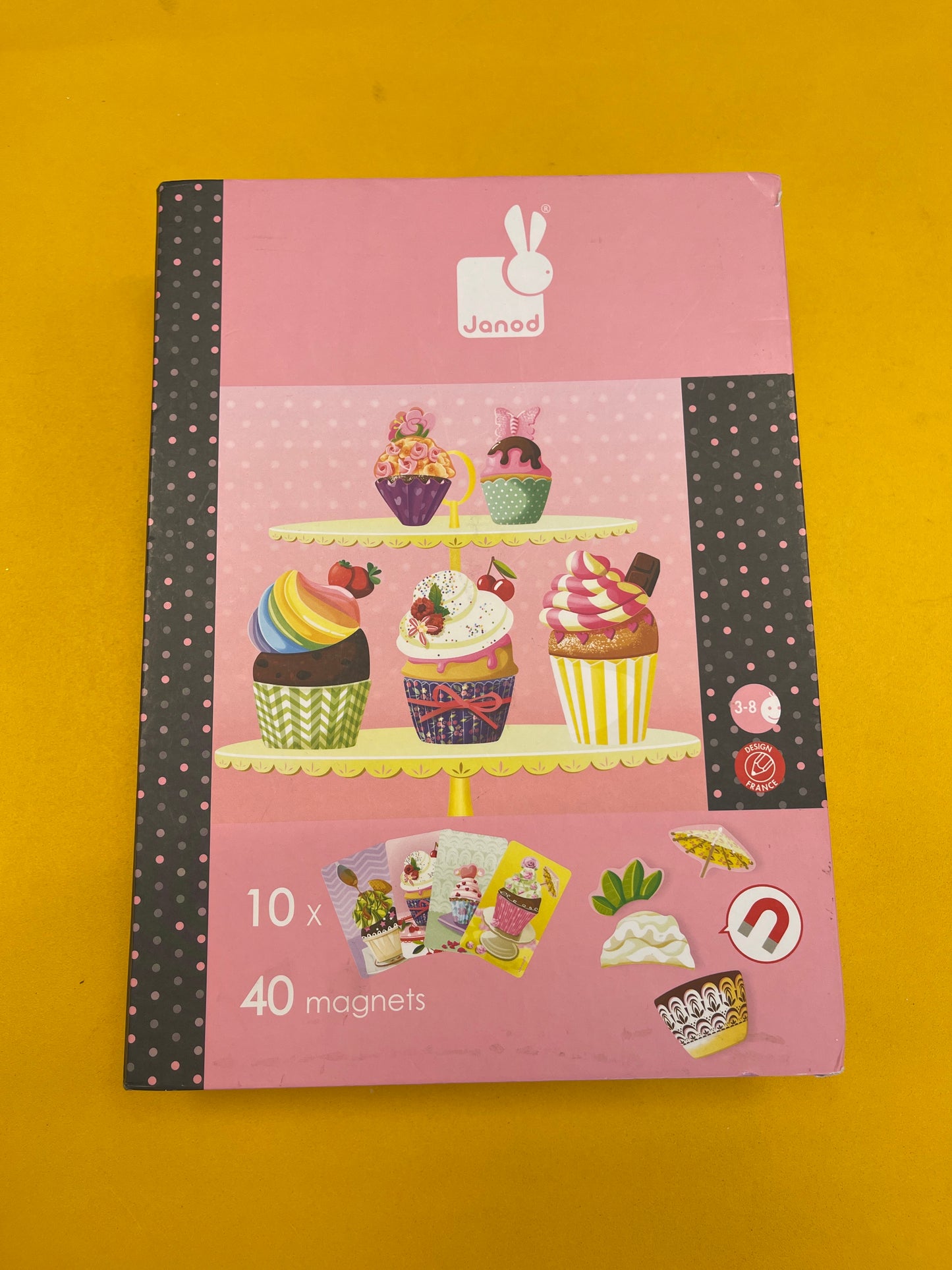 Magnetibook Janod cupcakes