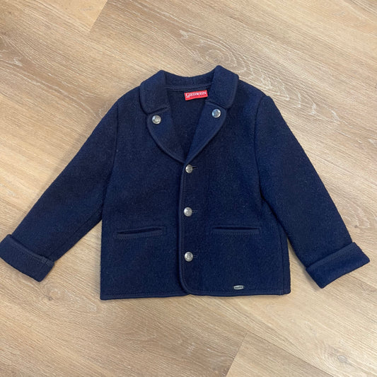 Giacca Giesswein 100% pura lana vergine 3/4 anni