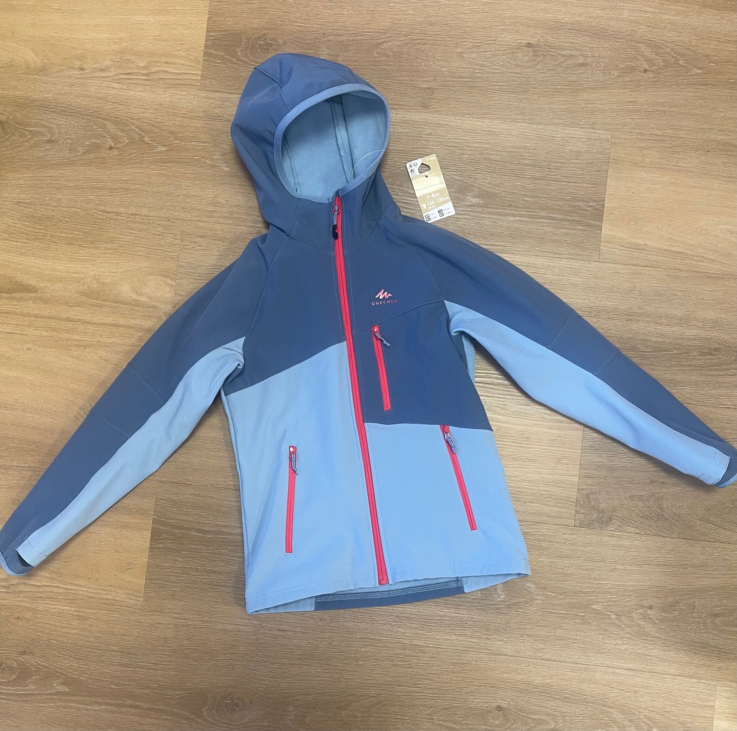 Giubbotto antivento Quechua nuovo 7/8 anni