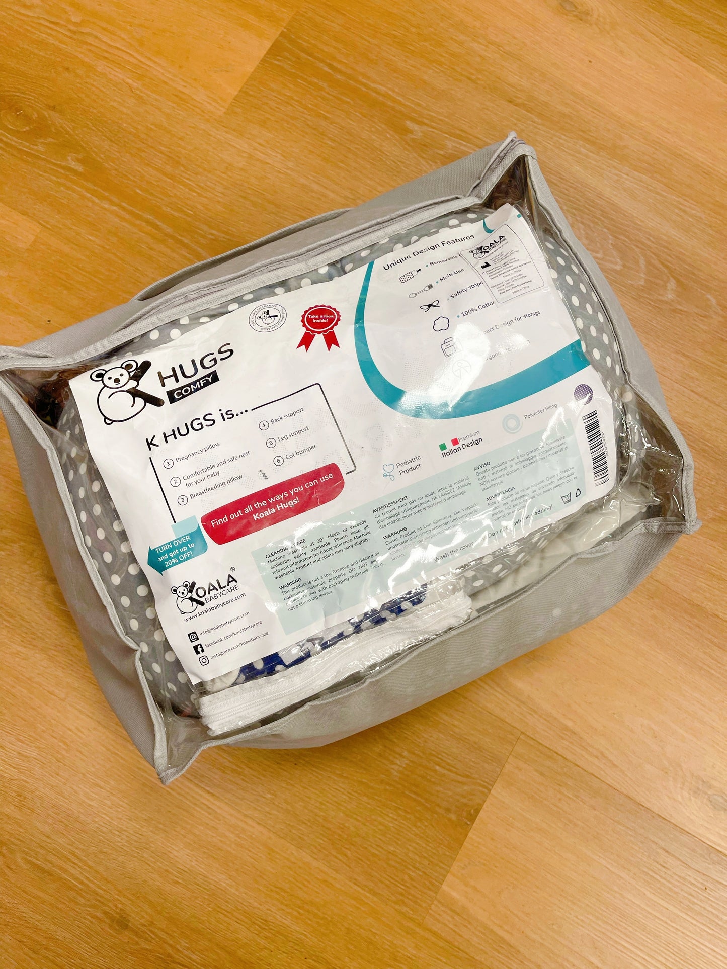 Cuscino gravidanza e allattamento Koala Hugs