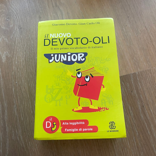 Vocabolario Il nuovo Devoto-Oli Junior