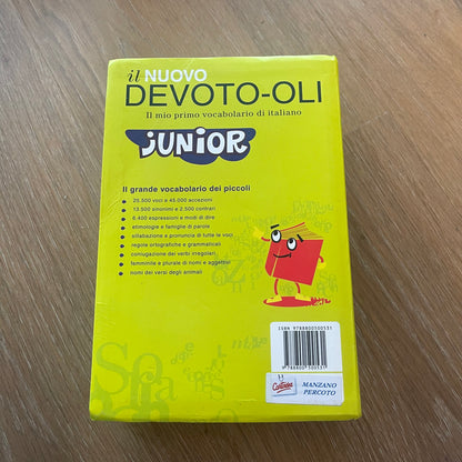 Vocabolario Il nuovo Devoto-Oli Junior
