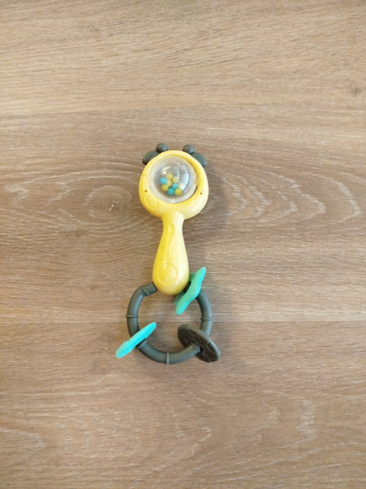 Sonaglio giraffa con anelli e palline